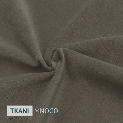 Фото обивки велюра “09” (однотонный коричневый, серый, бежевый)