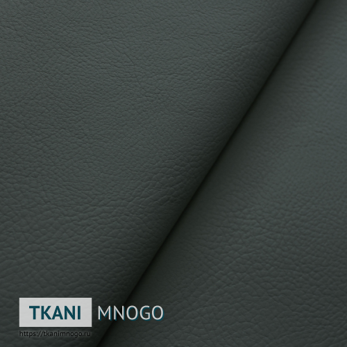 Фото мебельной ткани Экокожа 009 серый - внешний вид