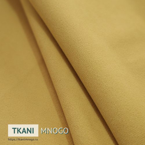 Фото фактуры велюра “45” (однотонный желтый)