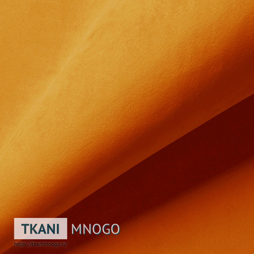 Фото фактуры велюра “38” (однотонный оранжевый)