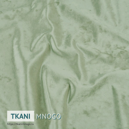 Фото обивки велюра “19” (однотонный зеленый)