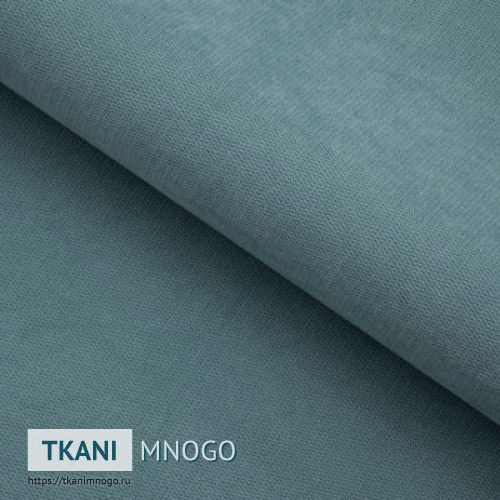 Фото материала велюра “71” (однотонный голубой)