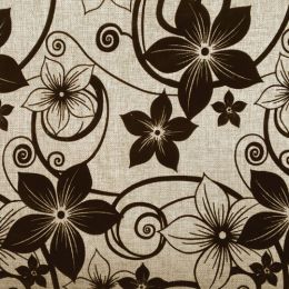 Рогожка С флоком - 257-139 (MS214-9) коричневый - Обивочная ткань С флоком
