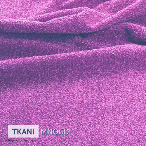 Фото 75LILAC цвет фиолетовый однотонный Мебельная ткань Велюр